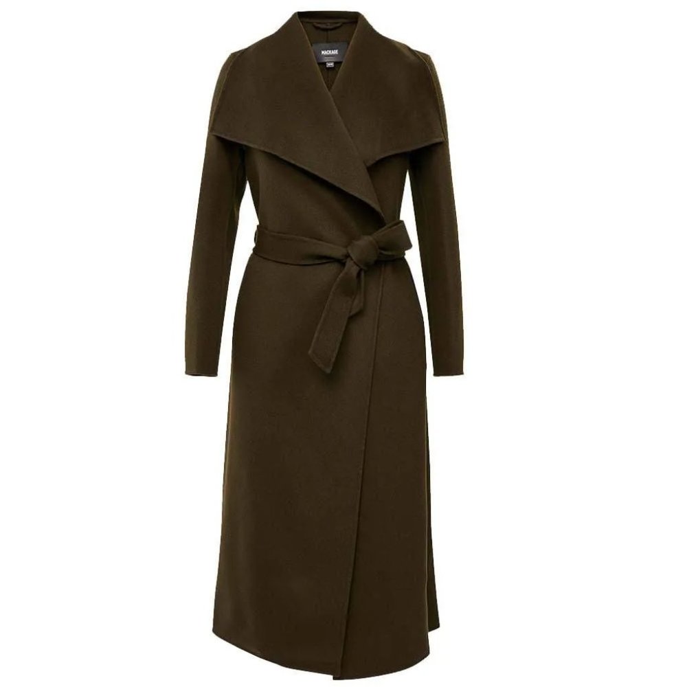 Mackage Mai Lightweight Wrap Wool Coat